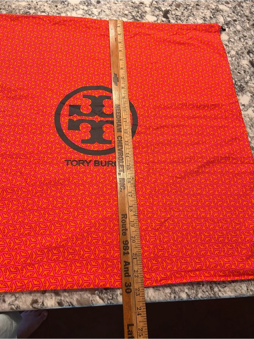 Tory Burch dust bag cover